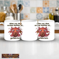 Alles vor dem ersten Kaffee ist... gefährlich. – Drachen-Kaffeetasse
