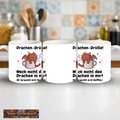 Weck nicht den Drachen in mir! (Er braucht erst Kaffee.) – Drachen-Kaffeetasse