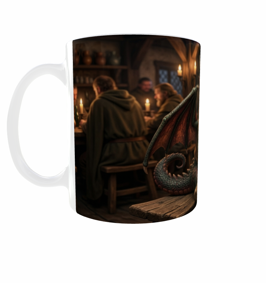 Drachen-Tasse – Alles vor dem ersten Kaffee ist gefährlich