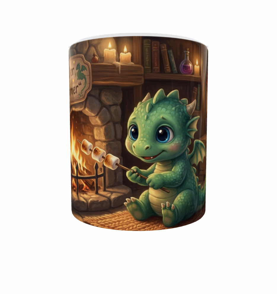 Drachen-Tasse „Kakaomonster & Drachenzähmer“