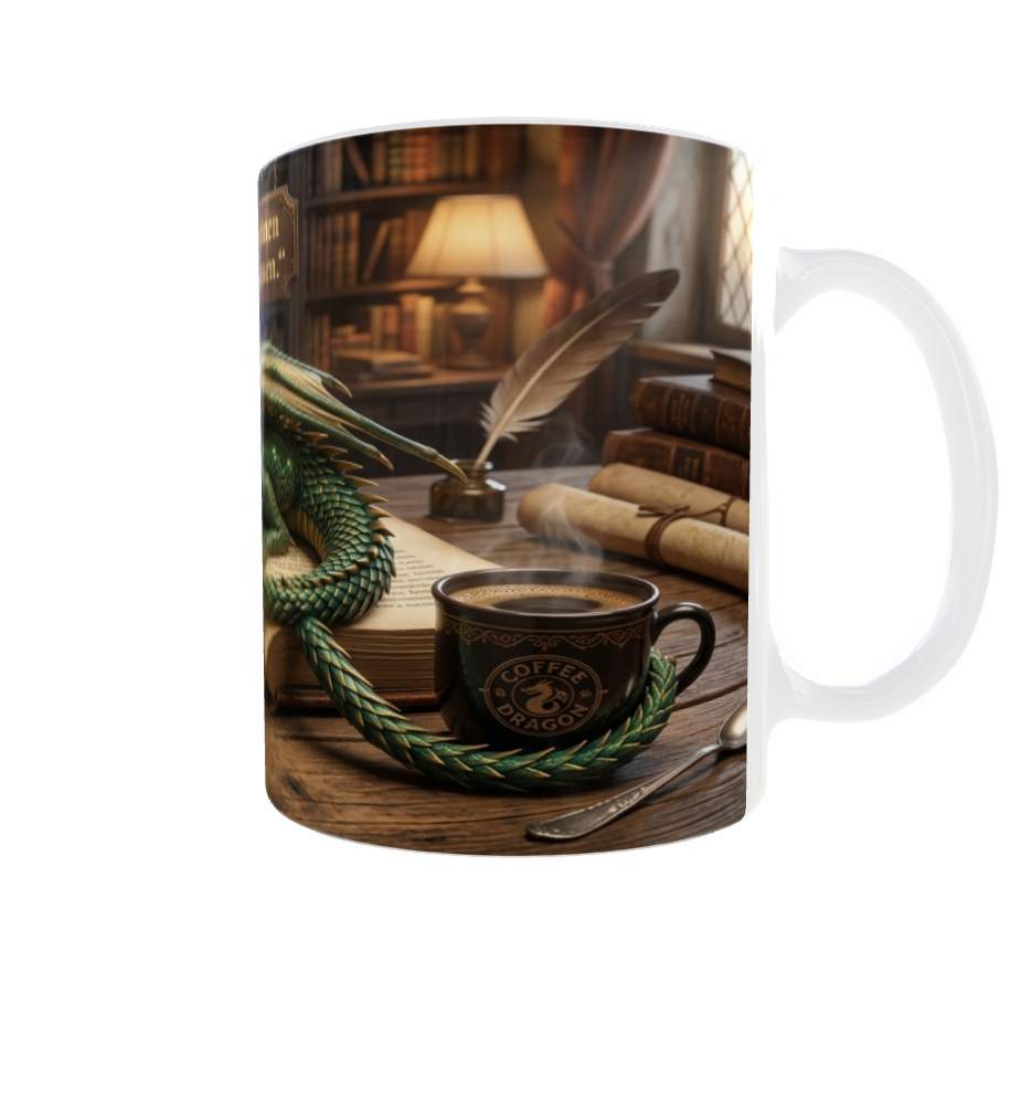 Lese-Tasse – Störe niemals einen Drachen beim Lesen
