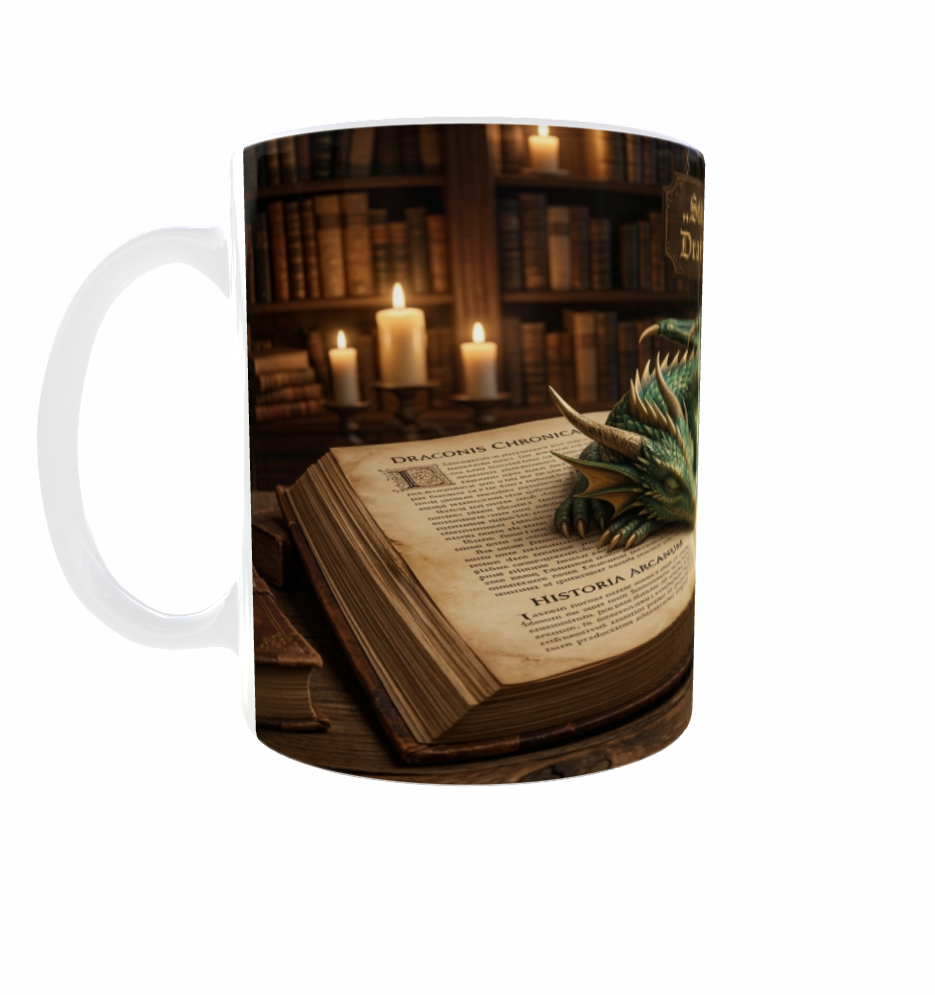 Lese-Tasse – Störe niemals einen Drachen beim Lesen