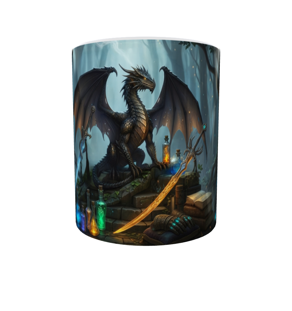 Speiender Drache – Fantasy Tasse