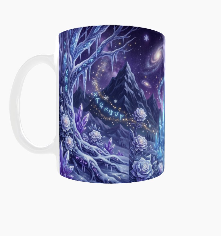 Eisschloss-Tasse – Magische Winterwelt