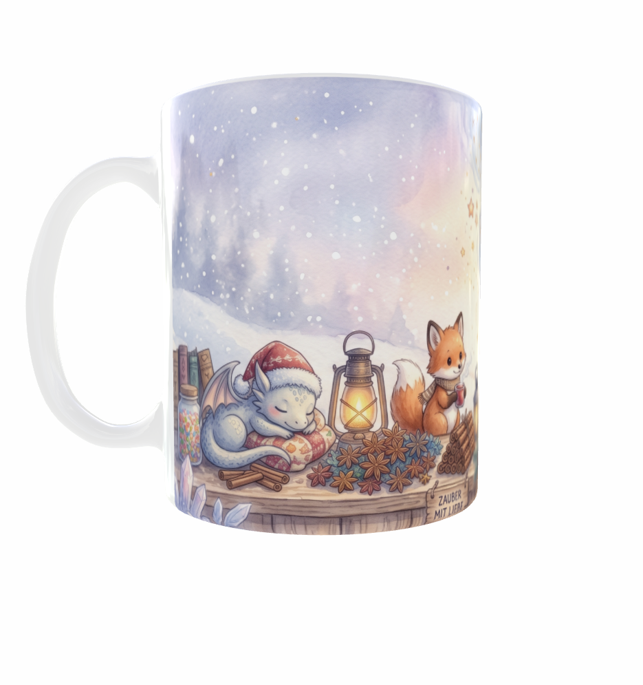 Hexen-Tasse – Glühweinzauber mit Tierfreunden