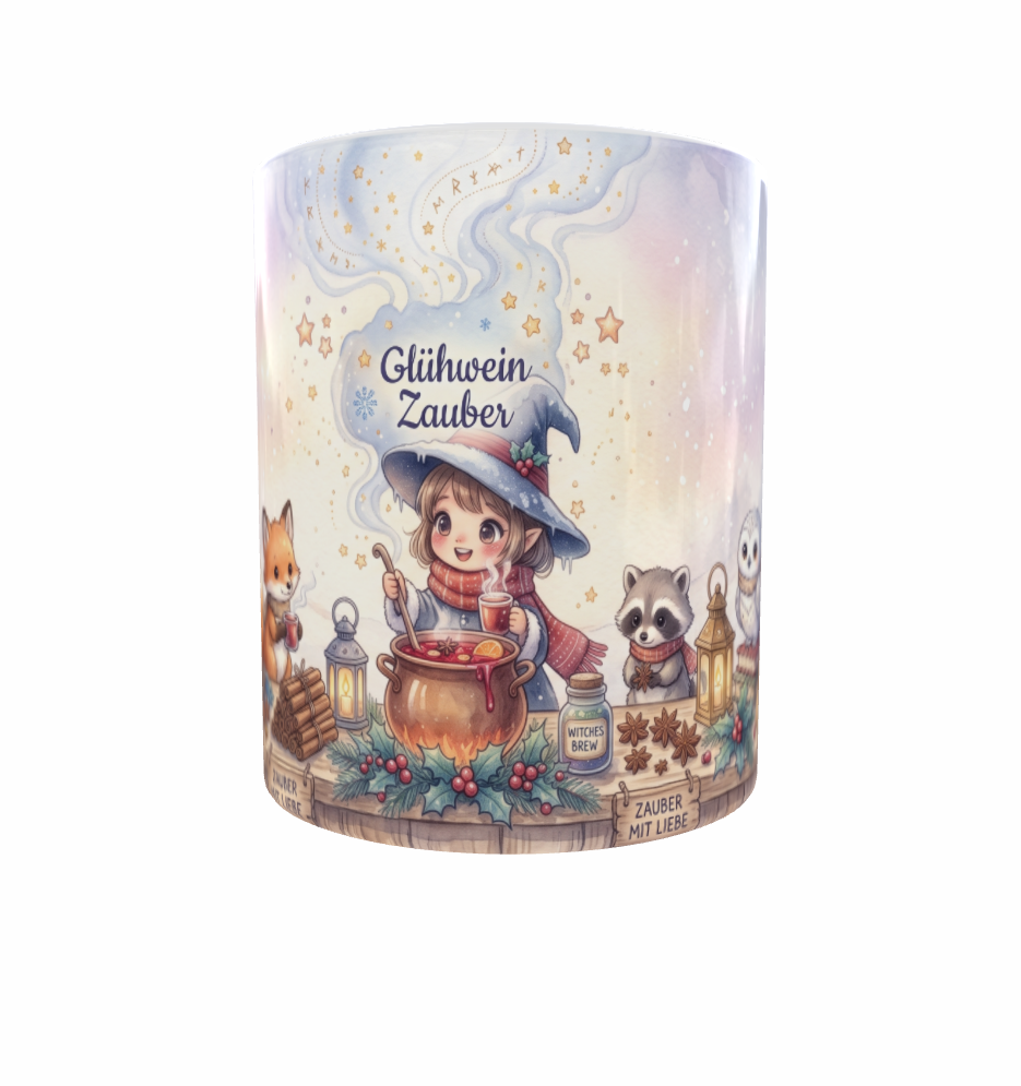 Hexen-Tasse – Glühweinzauber mit Tierfreunden