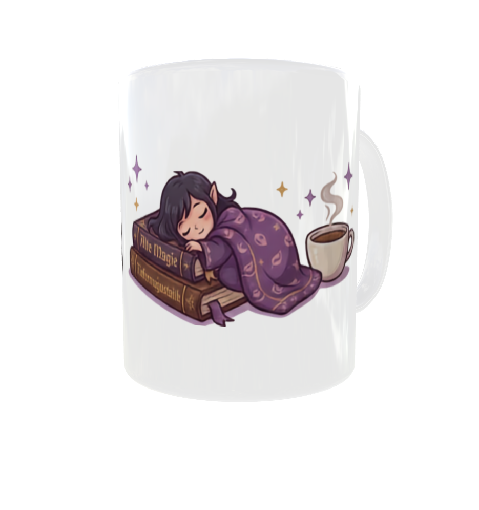 Nach der Magie kommt der Kaffee. – Hexen-Kaffeetasse