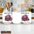 Sprich mich an, und ich mach' dich zum Frosch. – Hexen-Kaffeetasse
