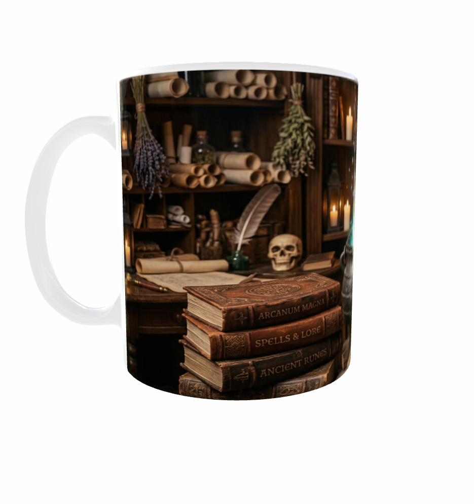 Lese-Tasse – Ich brauche keine Magie, ich habe Bücher