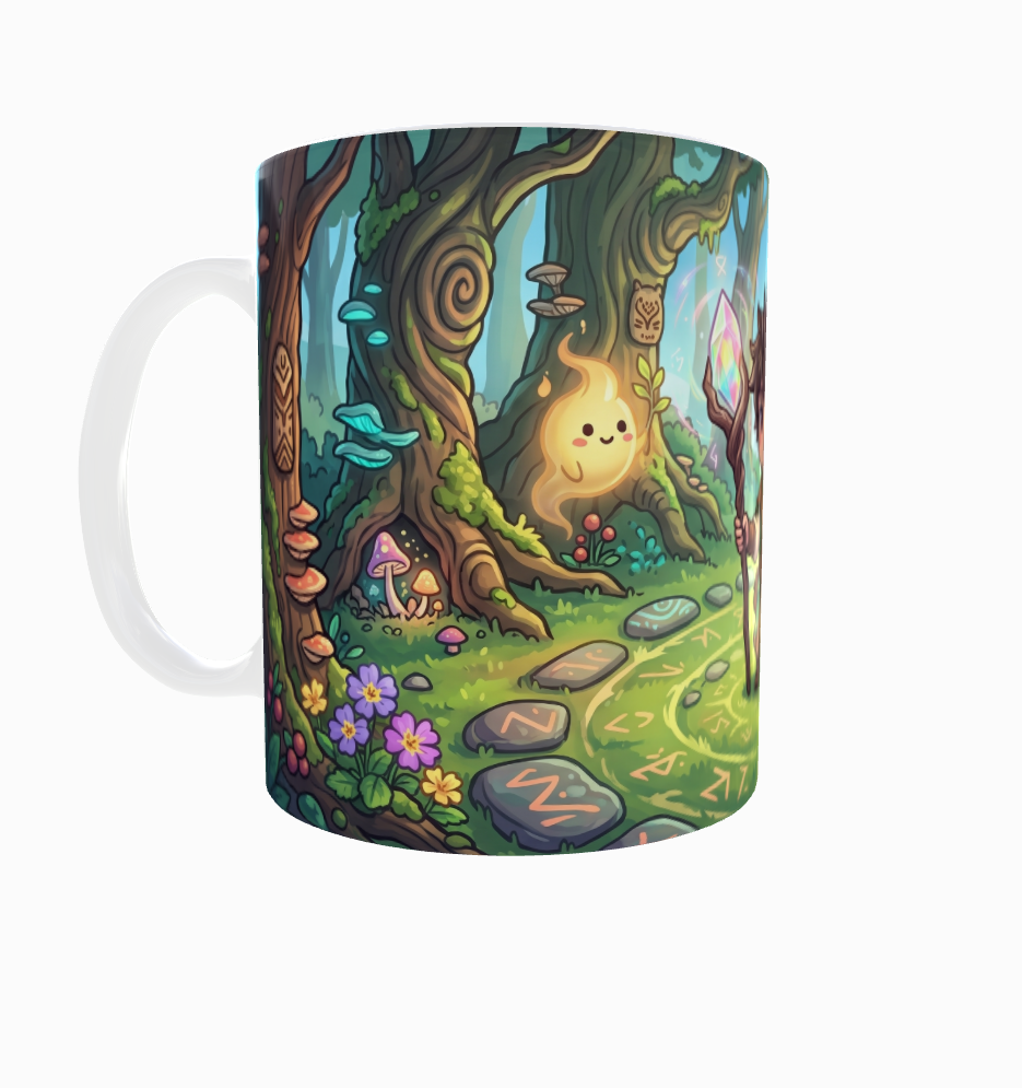 Kleiner Waldmagier im Zauberwald – Magische Kindertasse