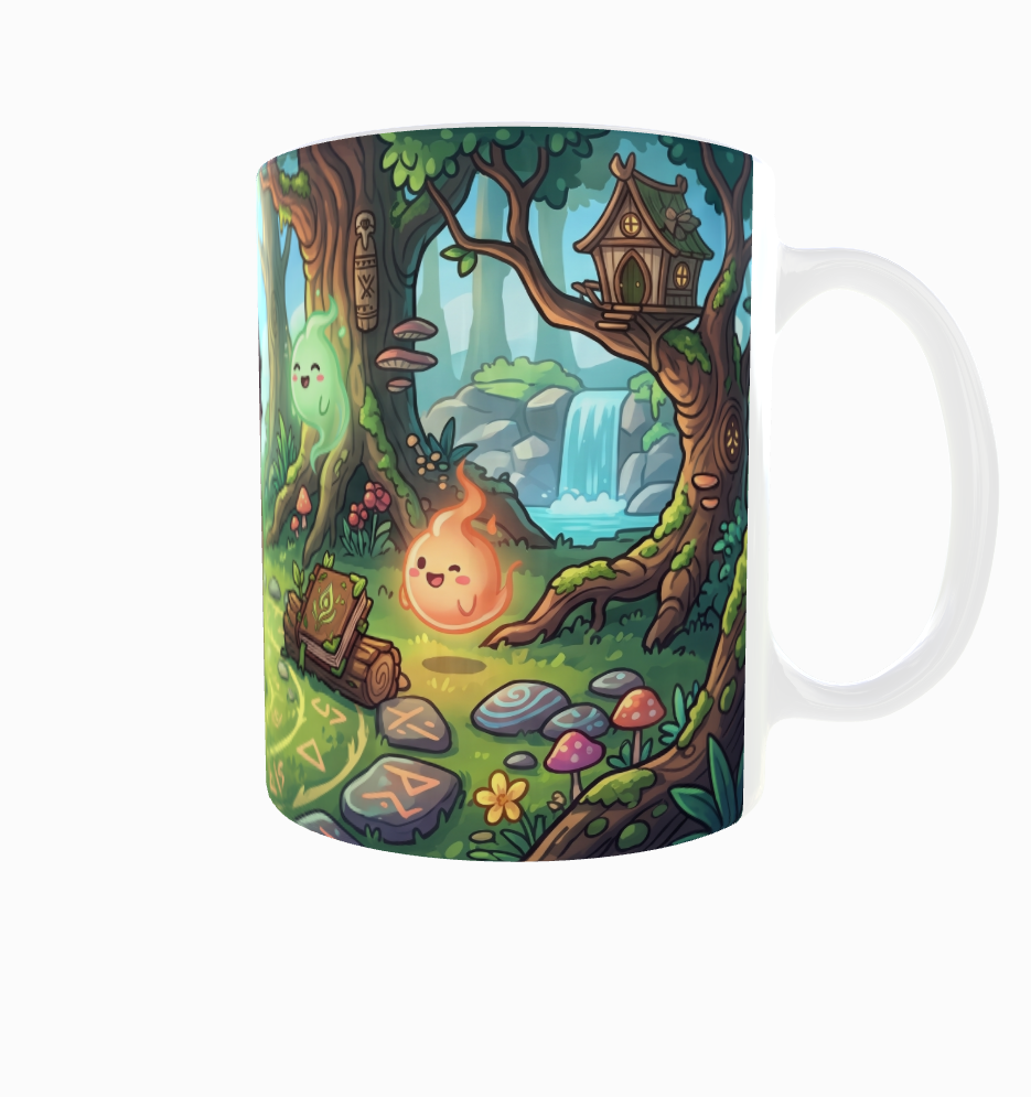 Kleiner Waldmagier im Zauberwald – Magische Kindertasse