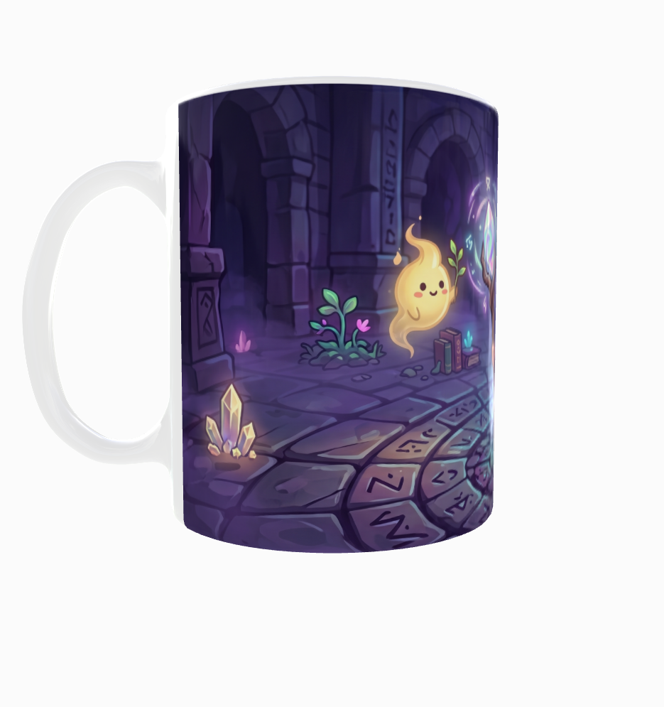 Kleiner Magier im Runenkreis – Magische Kindertasse