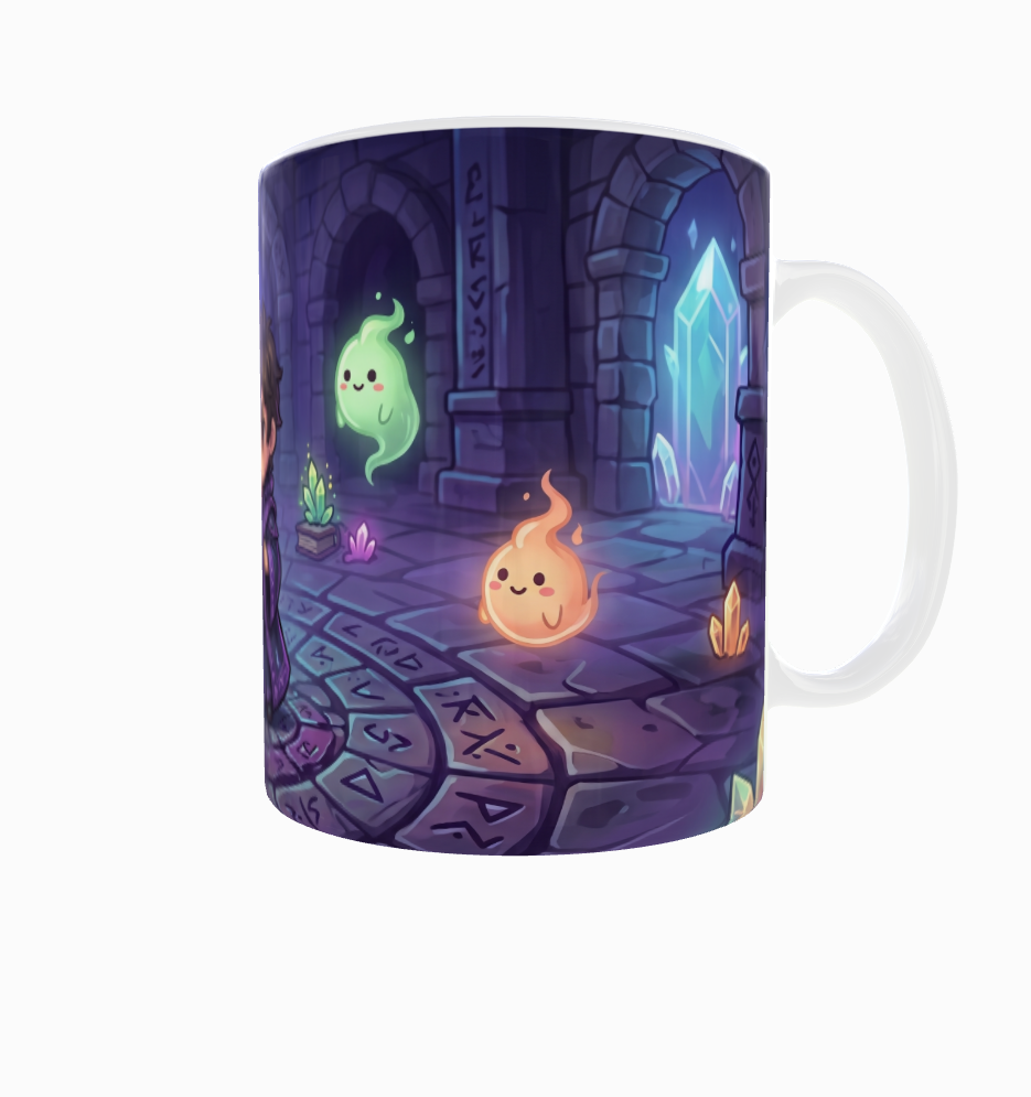 Kleiner Magier im Runenkreis – Magische Kindertasse