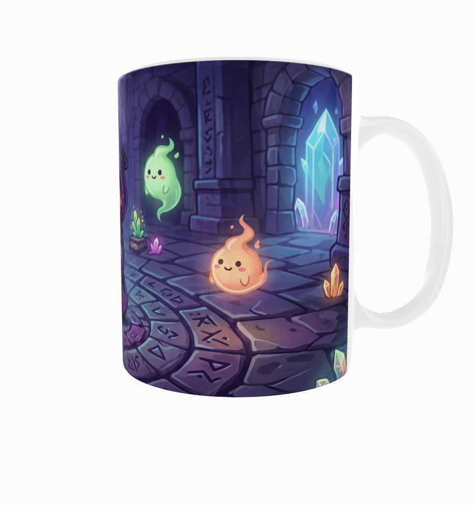 Kleiner Magier mit Zauberbuch – Magische Kindertasse