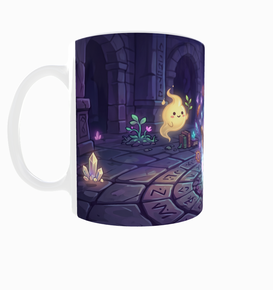 Kleiner Magier mit Zauberbuch – Magische Kindertasse