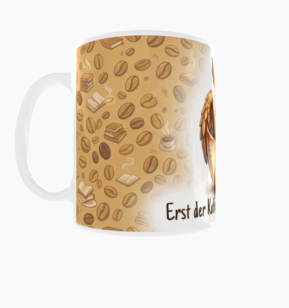 Lese-Tasse – Erst der Kaffee, dann die Fantasiewelt