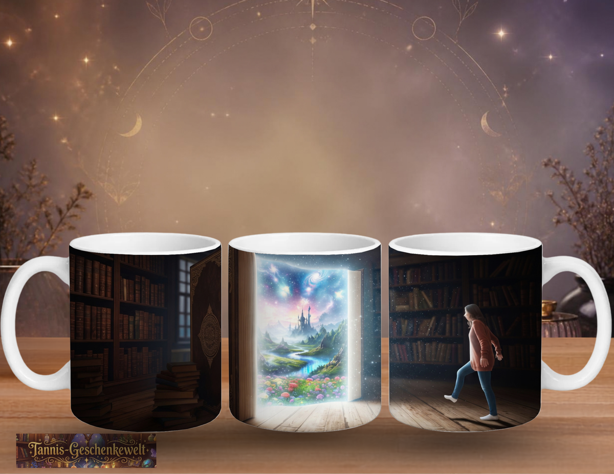 Lese-Tasse – Die Tür zur Fantasiewelt