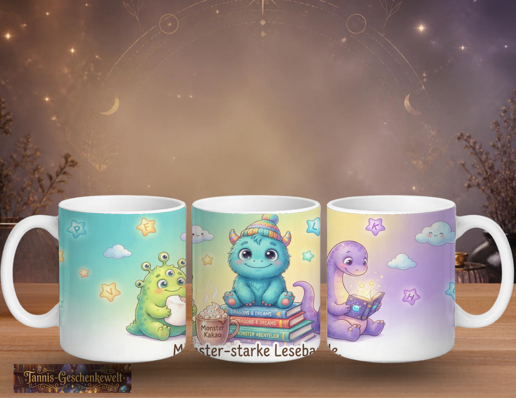 Lese-Tasse – Monster-starke Lesebande
