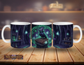 Rabe auf dem Zauberbuch – Mystische Hexen-Tasse