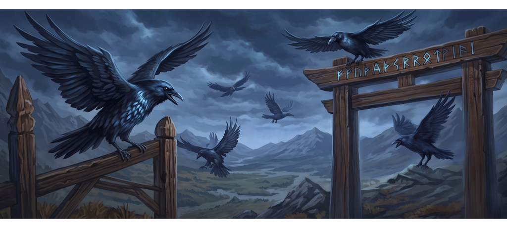Hugin und Munin – Odins Raben | Nordische Mythologie Tasse