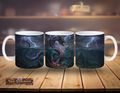 Jörmungandr erhebt sich aus dem Ozean – Nordische Mythologie Tasse