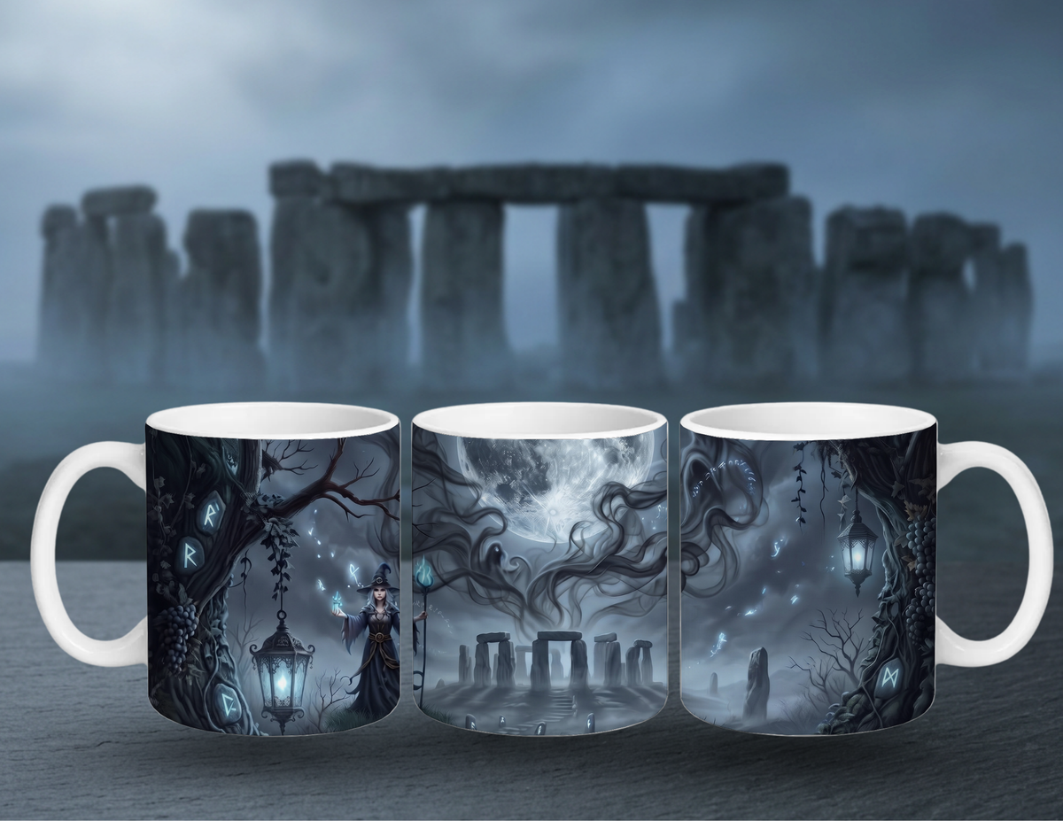 Stonehenge-Tasse – Hexenzauber in der Geisternacht