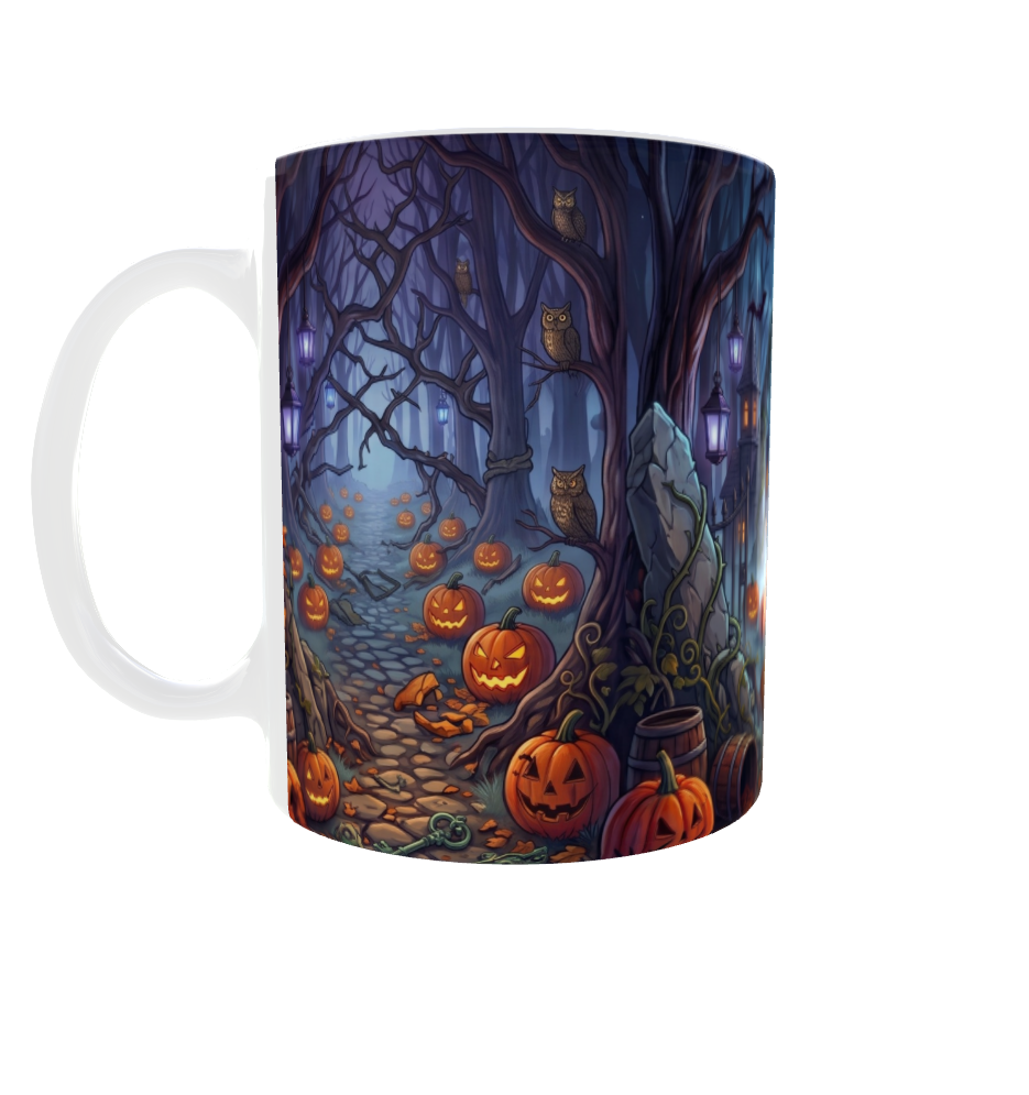 Willkommen Zuhause – Sensenmann Halloween-Tasse