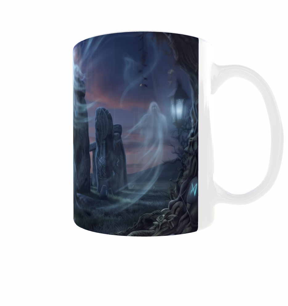 Stonehenge-Tasse – Geister im Mondlicht