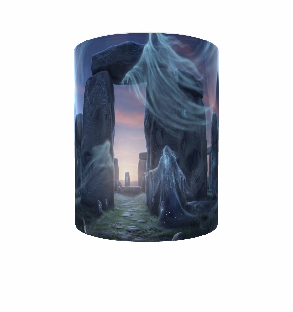 Stonehenge-Tasse – Geister im Mondlicht
