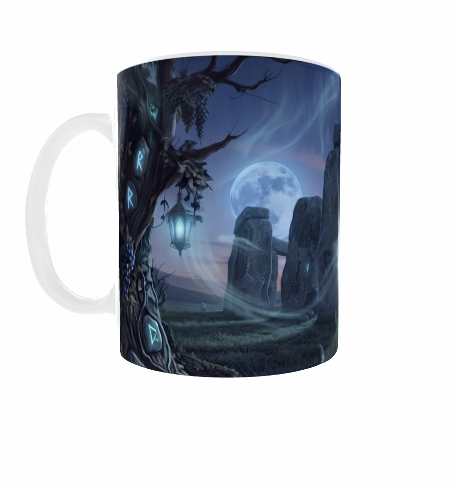 Stonehenge-Tasse – Geister im Mondlicht