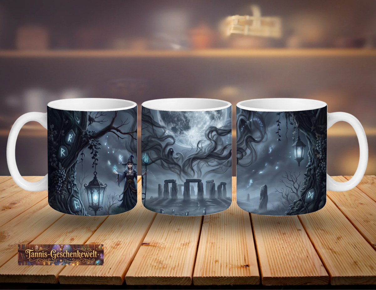 Stonehenge-Tasse – Hexenzauber in der Geisternacht
