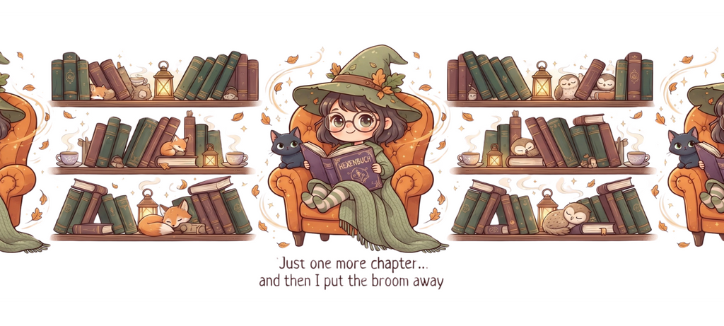 Lese-Tasse – Lesehexe: Just one more chapter