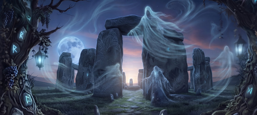 Stonehenge-Tasse – Geister im Mondlicht