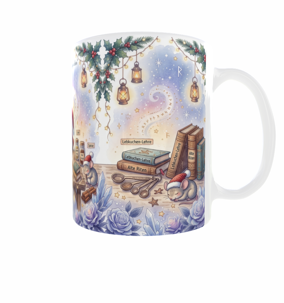 Weihnachtstasse – Mit Liebe und einer Prise Magie gebacken