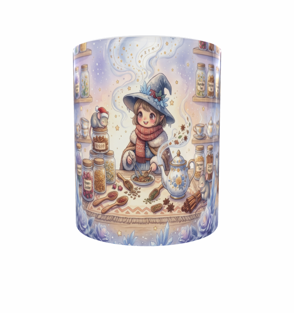 Hexen-Tasse – Winterzauber in der Teeküche