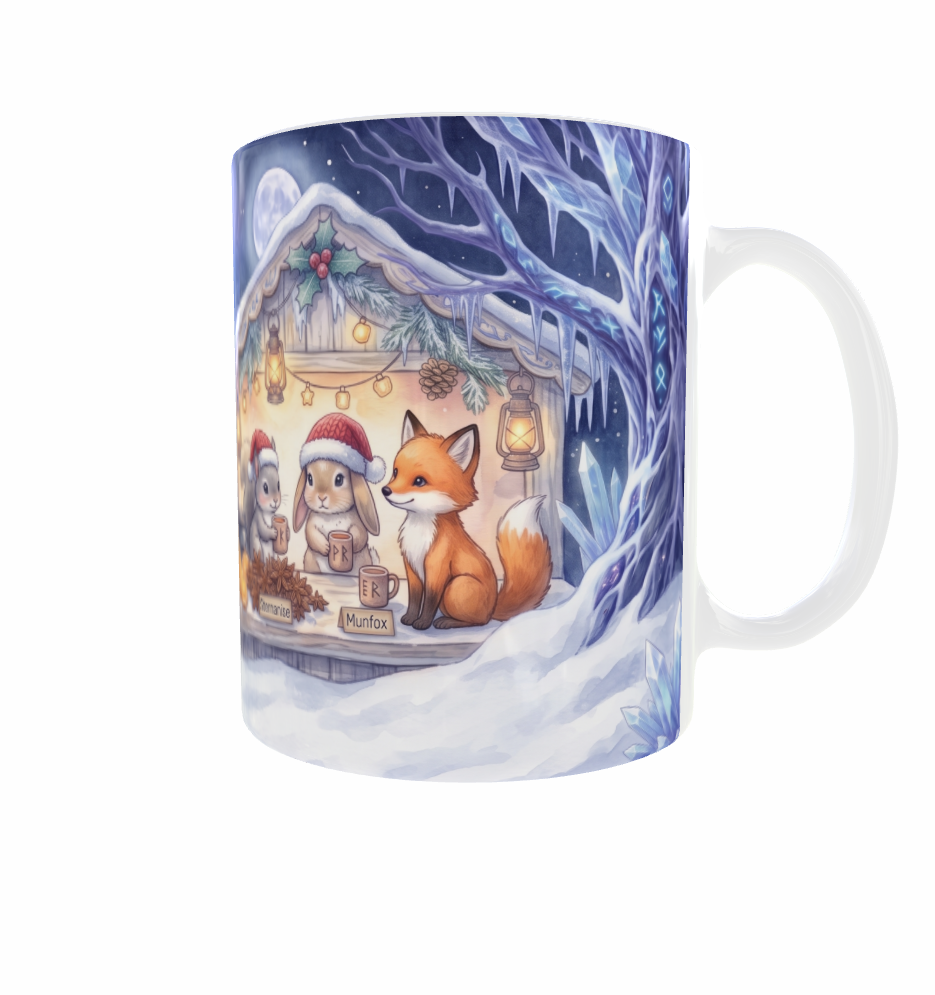 Wintertasse – Drachen und Tierfreunde am Punschstand