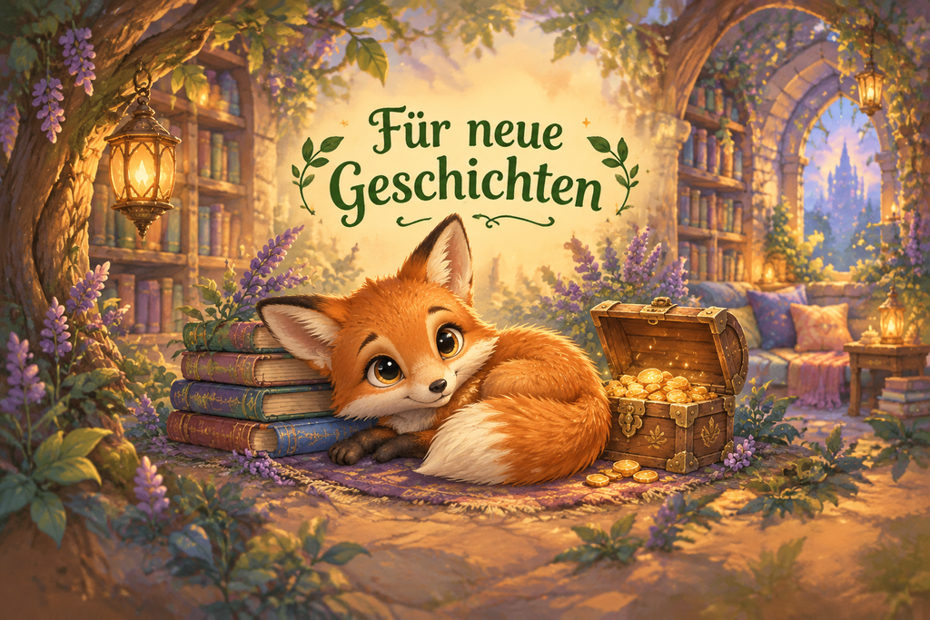 Bücherfuchs-Spardose mit Bambusdeckel – Für neue Geschichten