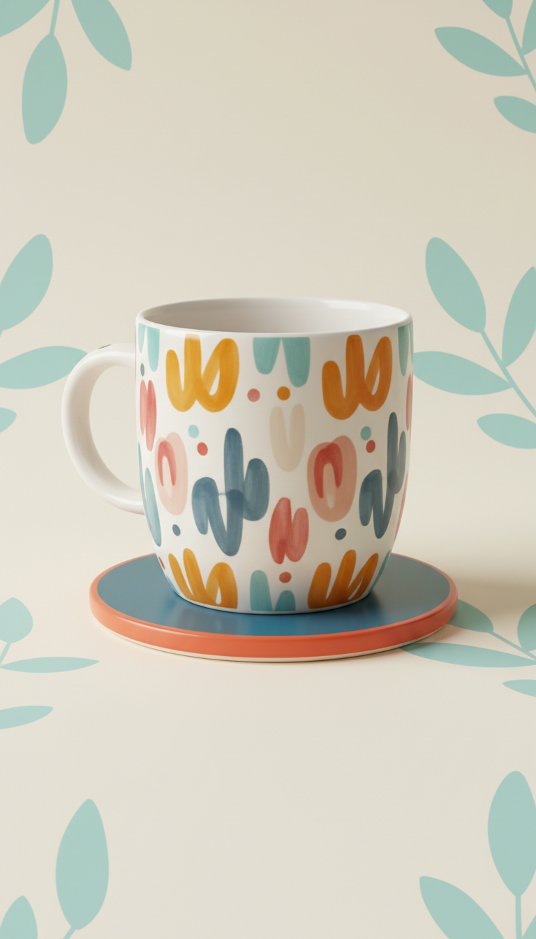 Personalisierte Keramiktasse mit Wunschtext