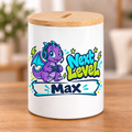 Gaming-Drachen-Spardose mit Namensfeld – Next Level