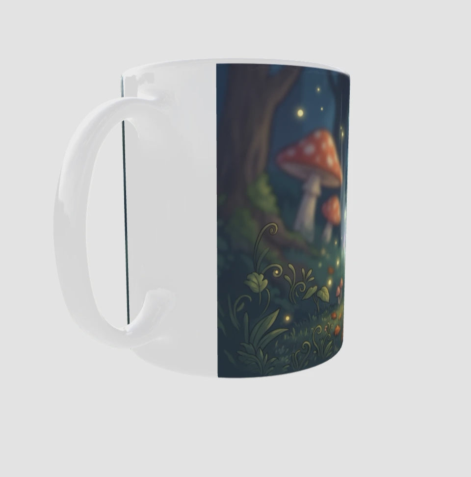 Magische Fantasy-Tasse mit niedlichem Skelett-Motiv