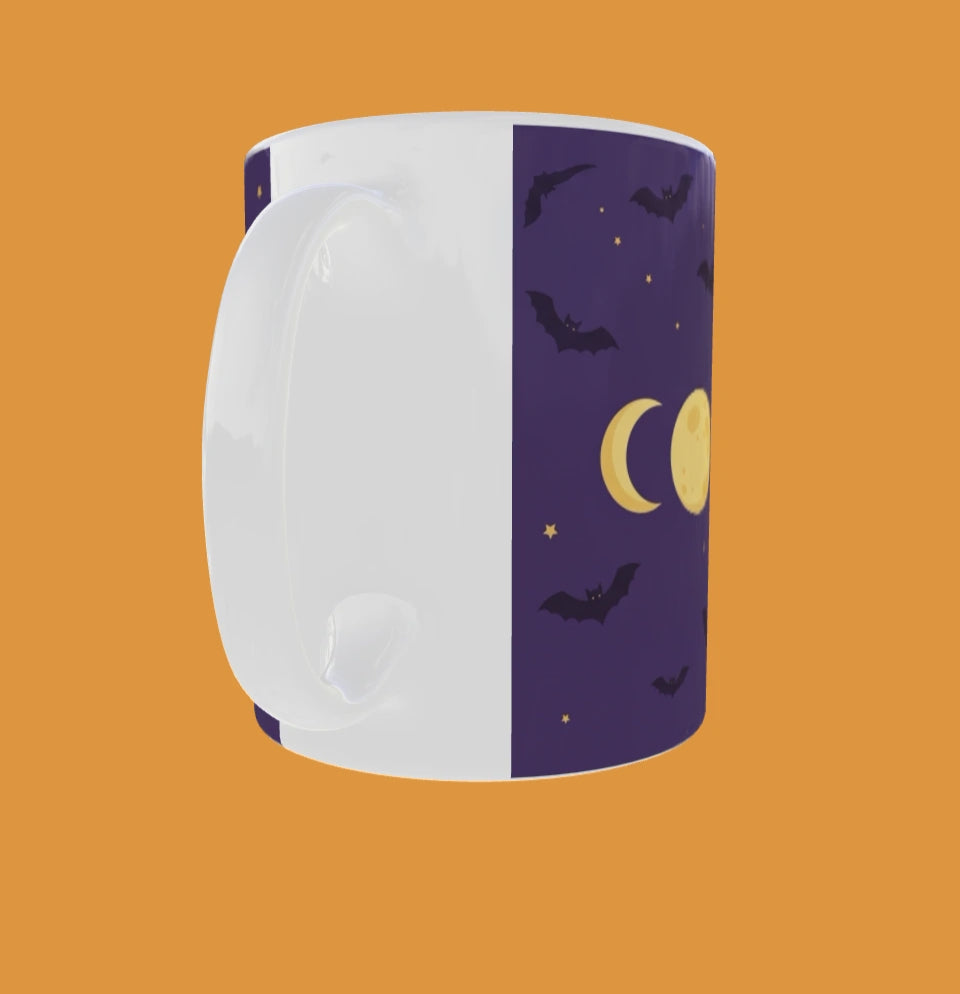 Spooky Cute Tasse – Kleine Geisterfamilie & Spukschloss | Halloween Geschenk