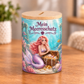 Meerjungfrauen-Spardose Rosa – Mein Meeresschatz