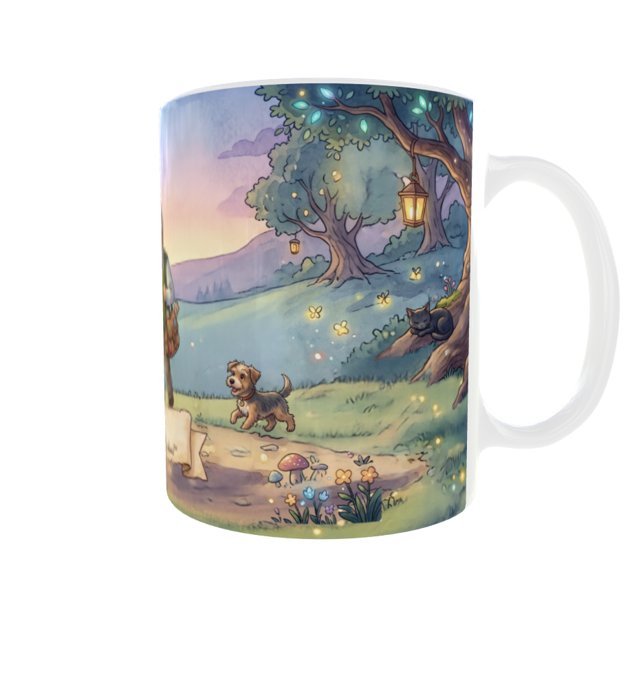 Jeder Ausflug ein Märchen – Magische Tasse mit Opa, Enkelin & Einhorn