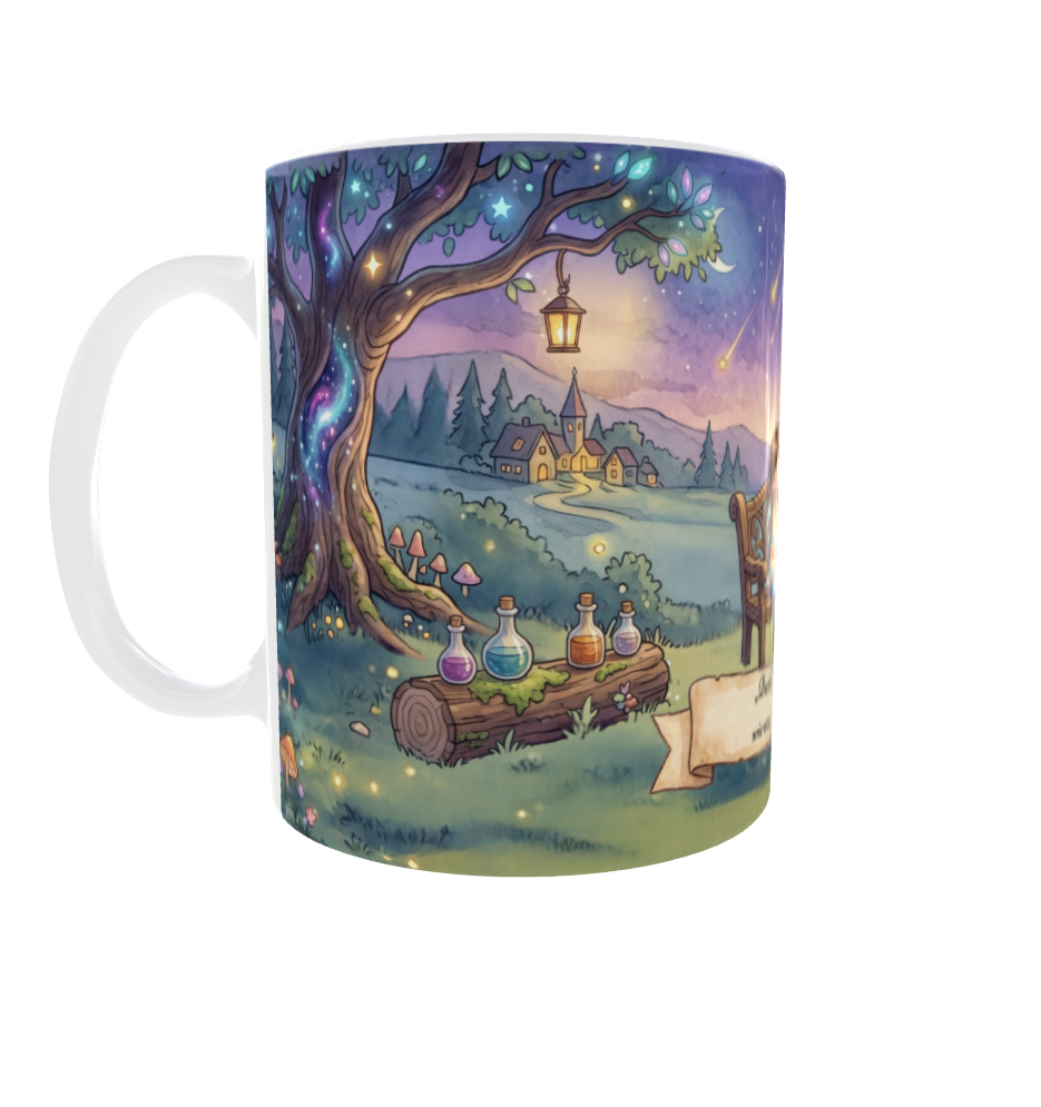 Nach den Sternen greifen – Magische Tasse mit Opa & Enkelin
