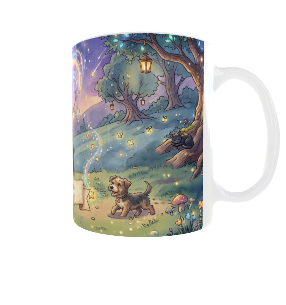 Nach den Sternen greifen – Magische Tasse mit Opa & Enkelin