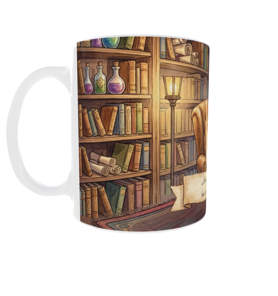 Liebste Oma der Welt – Magische Tasse mit Hexenhut & Kaminfeuer