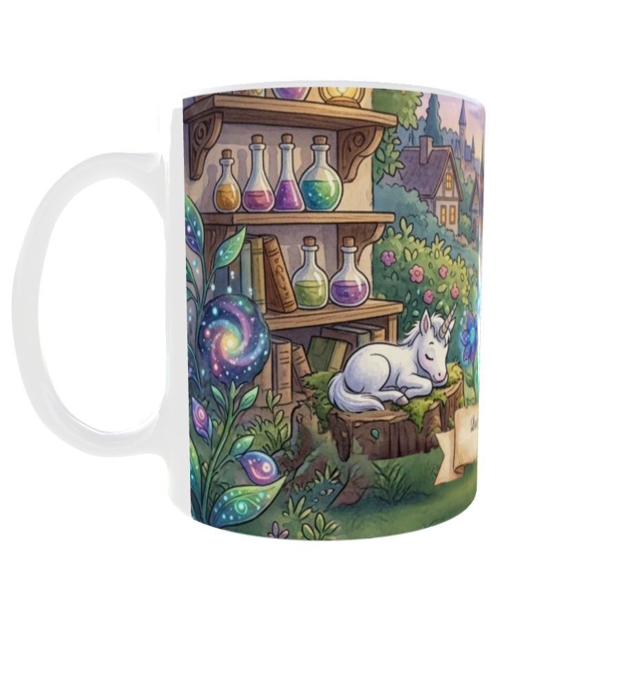 Danke, Oma! – Magische Tasse mit Oma & Enkelkind im Zaubergarten